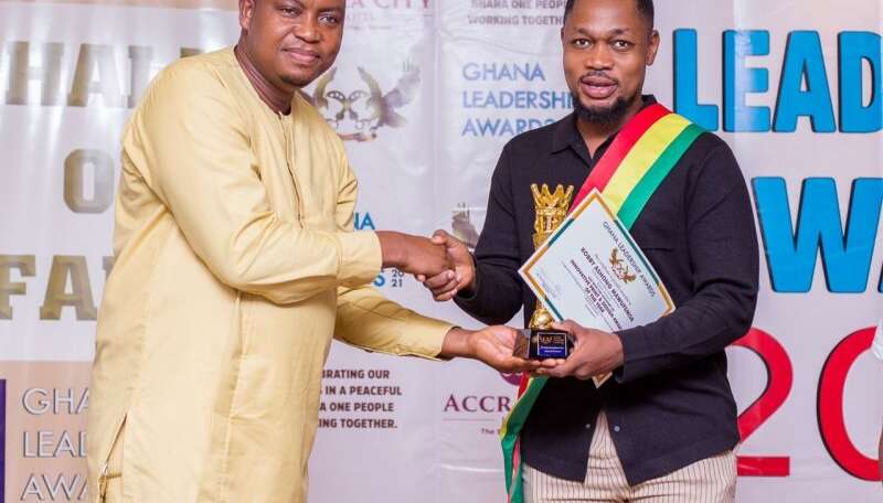 Young entrepreneur Kobby Ashong honoured at Ghana Leadership Awards